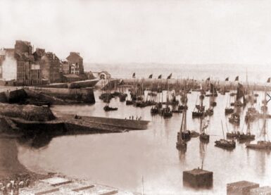 ancienne photo bateaux Rosmeur