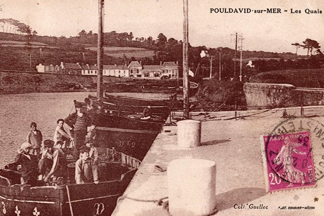 carte postale ancienne Pouldavid